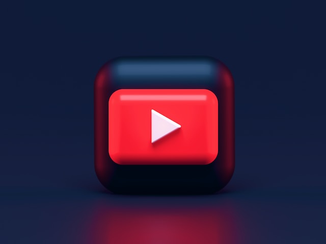 youtube logo icon 3d